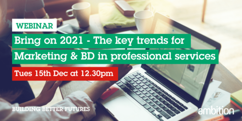 Webinar - key trends for BD and Marketing 2020